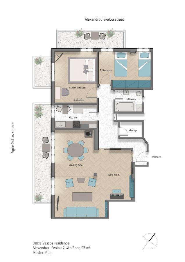 Deluxe Residence Uncle Vassos เทสซาโลนิกิ ภายนอก รูปภาพ